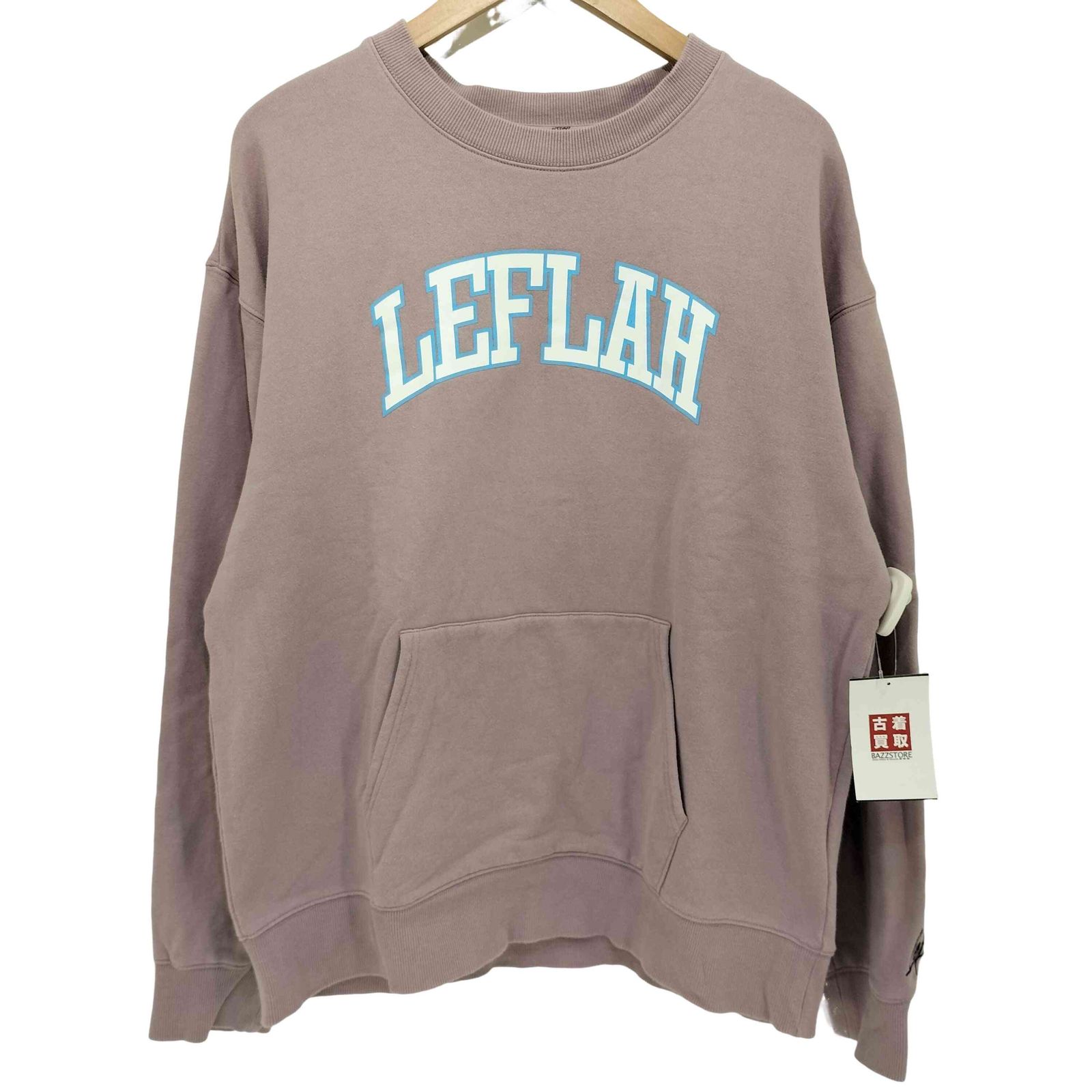 〈LEFLAH〉トレーナー レフラー Leflah アーチロゴ クルーネックスウェット メンズ JPN