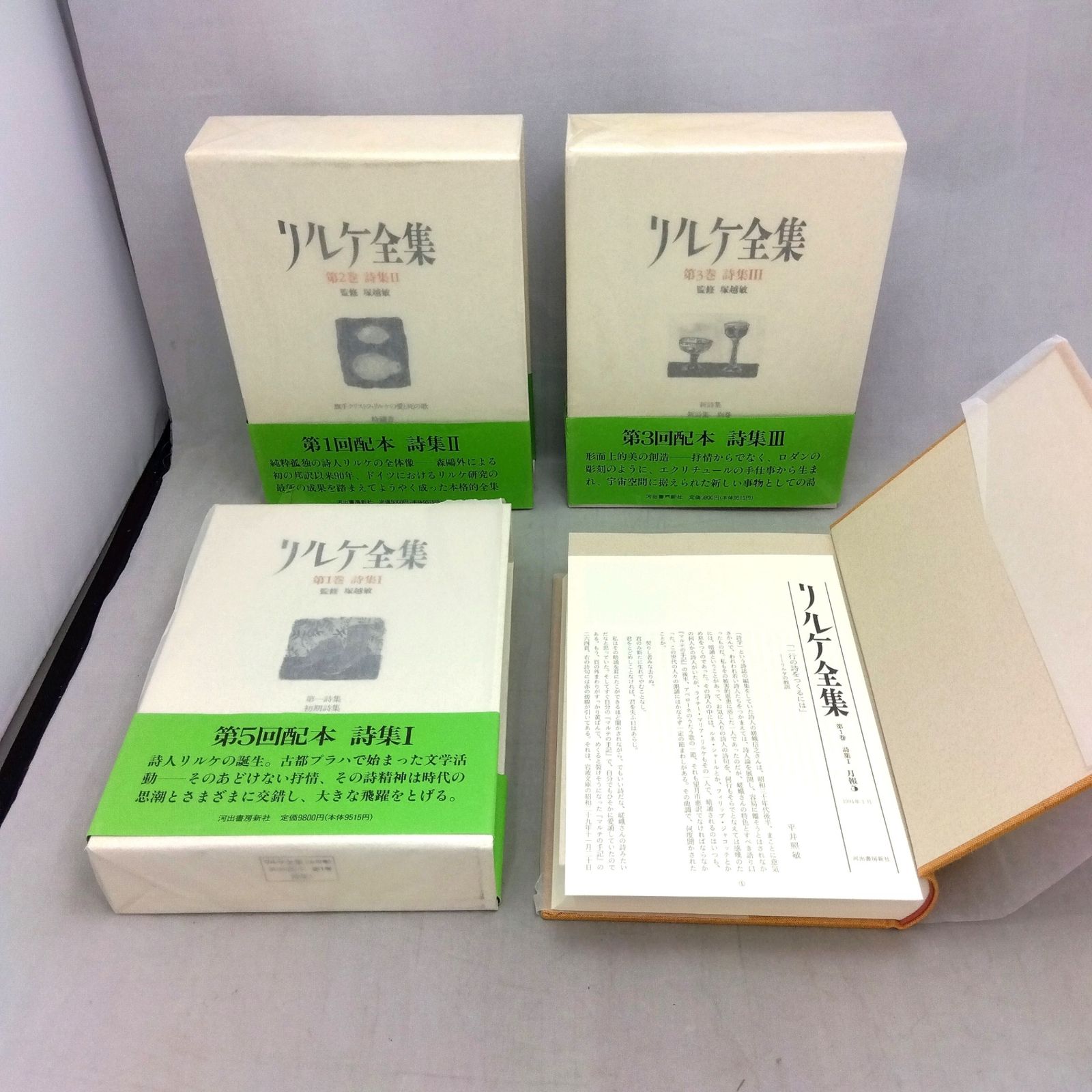 リルケ全集 全9巻+別巻 全10巻