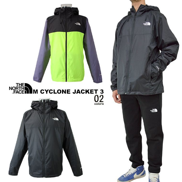 海外限定 THE NORTH FACEサイクロンジャケット メンズアウター ジャケット 薄手 室内用 マウンテンパーカー スポーティ M CYCLONE JACKET 3 WINDWALL 保温 防風 撥水 防水 ライトアウター アウトドア ウインドブレーカー