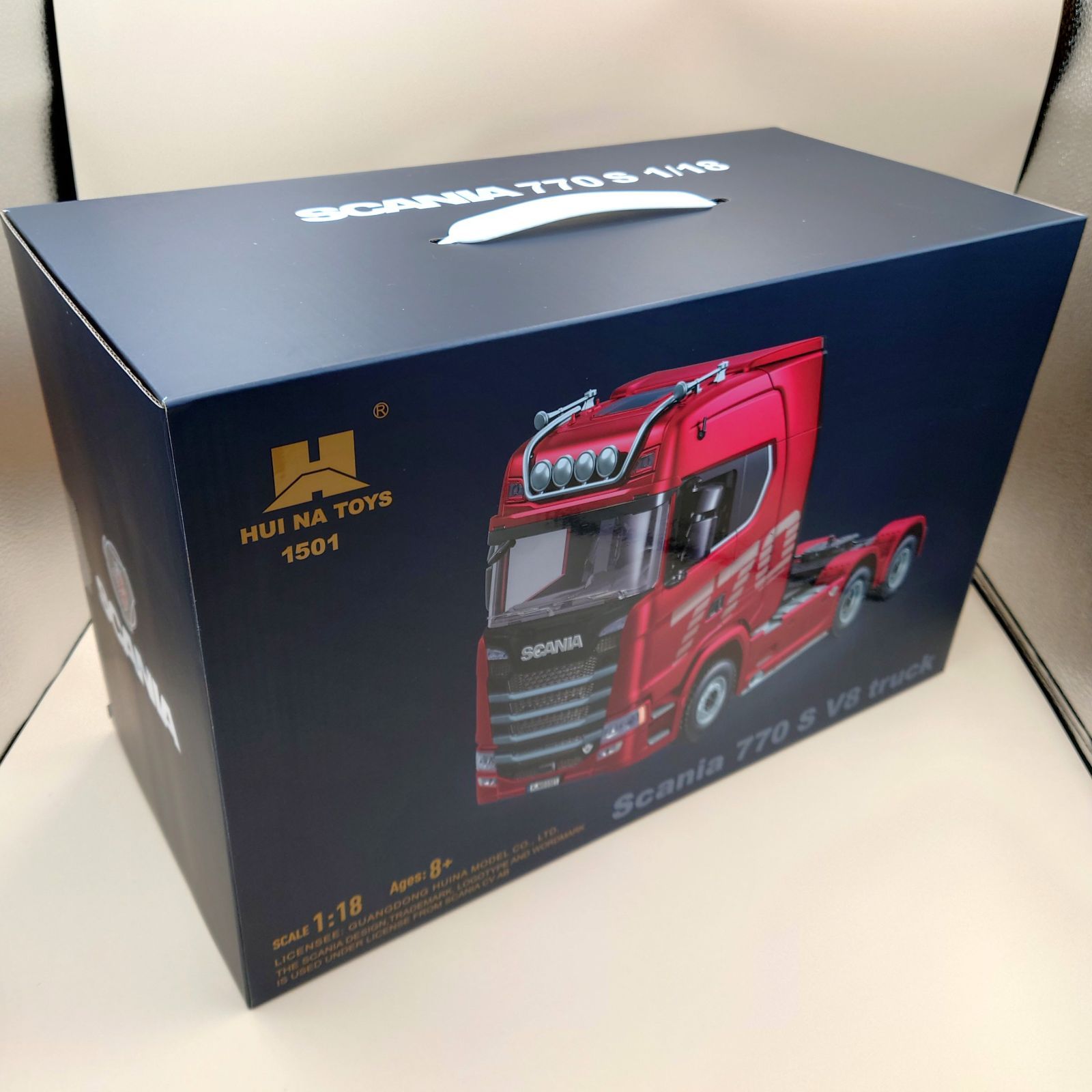 1/18 スカニア SKANIA770S レッド ラジコン大型トラック トレーラー