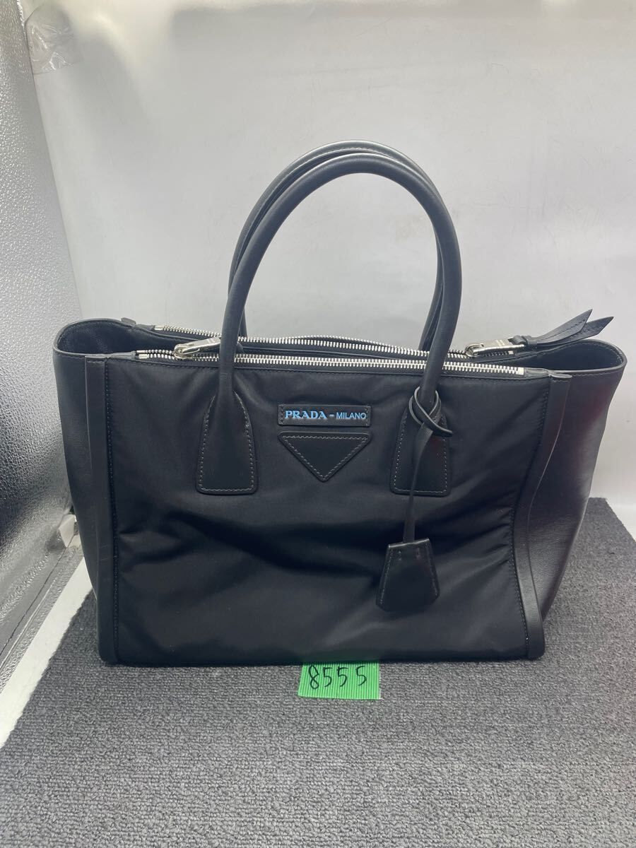 PRADA プラダ 2WAY レザー トートバッグ ブラック 人気モデル