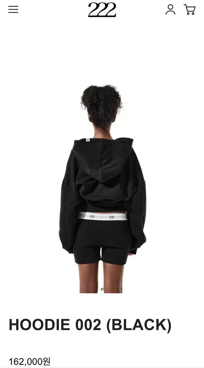 トゥ DUL HOODIE 002 BLACK