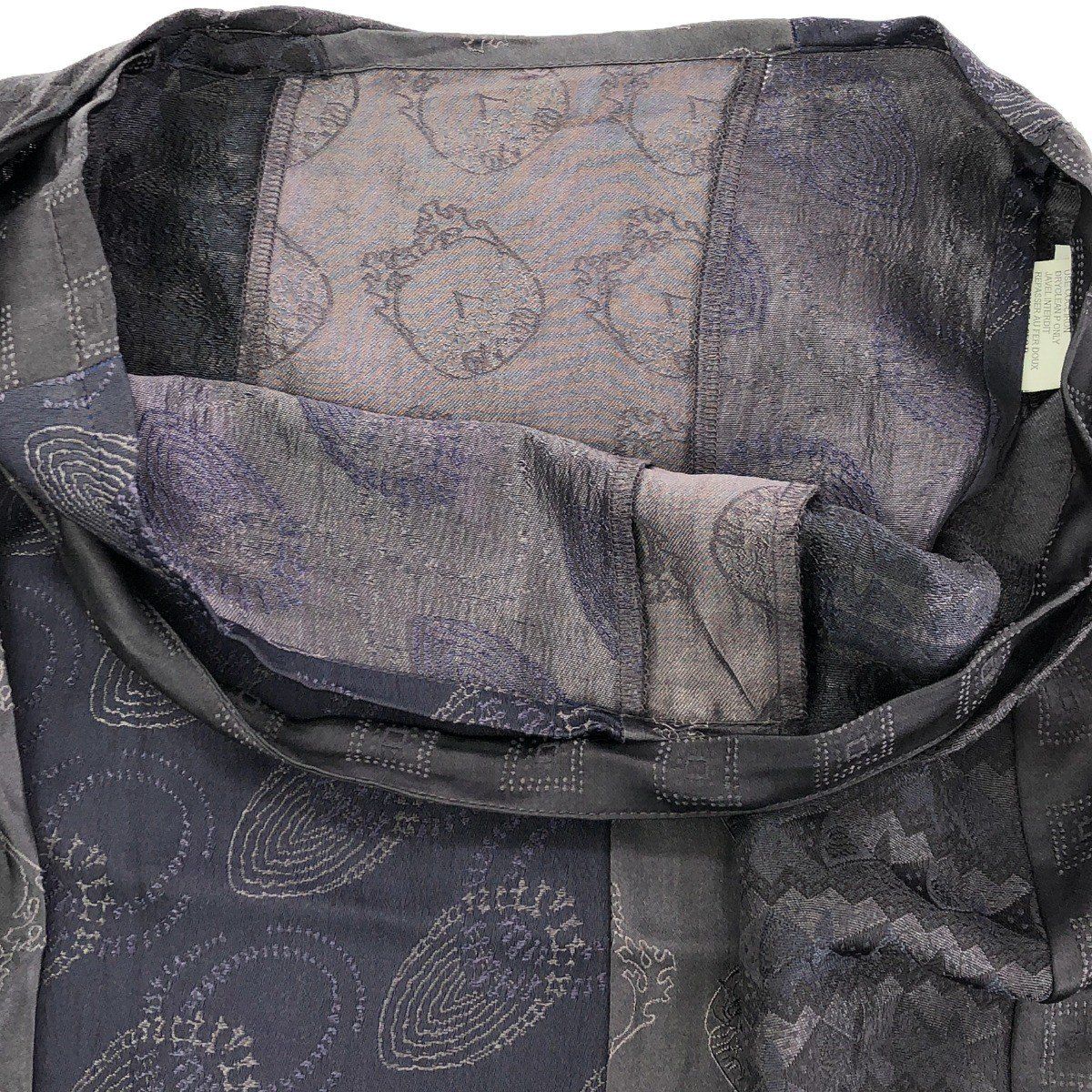 ANN DEMEULEMEESTER アンドゥムルメステール ジャガードシルクラップ