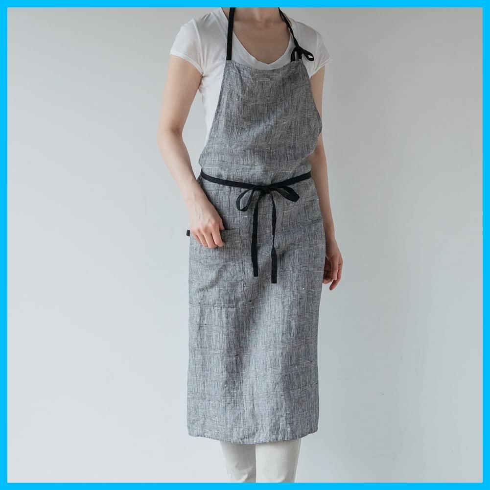 リネン フルエプロン