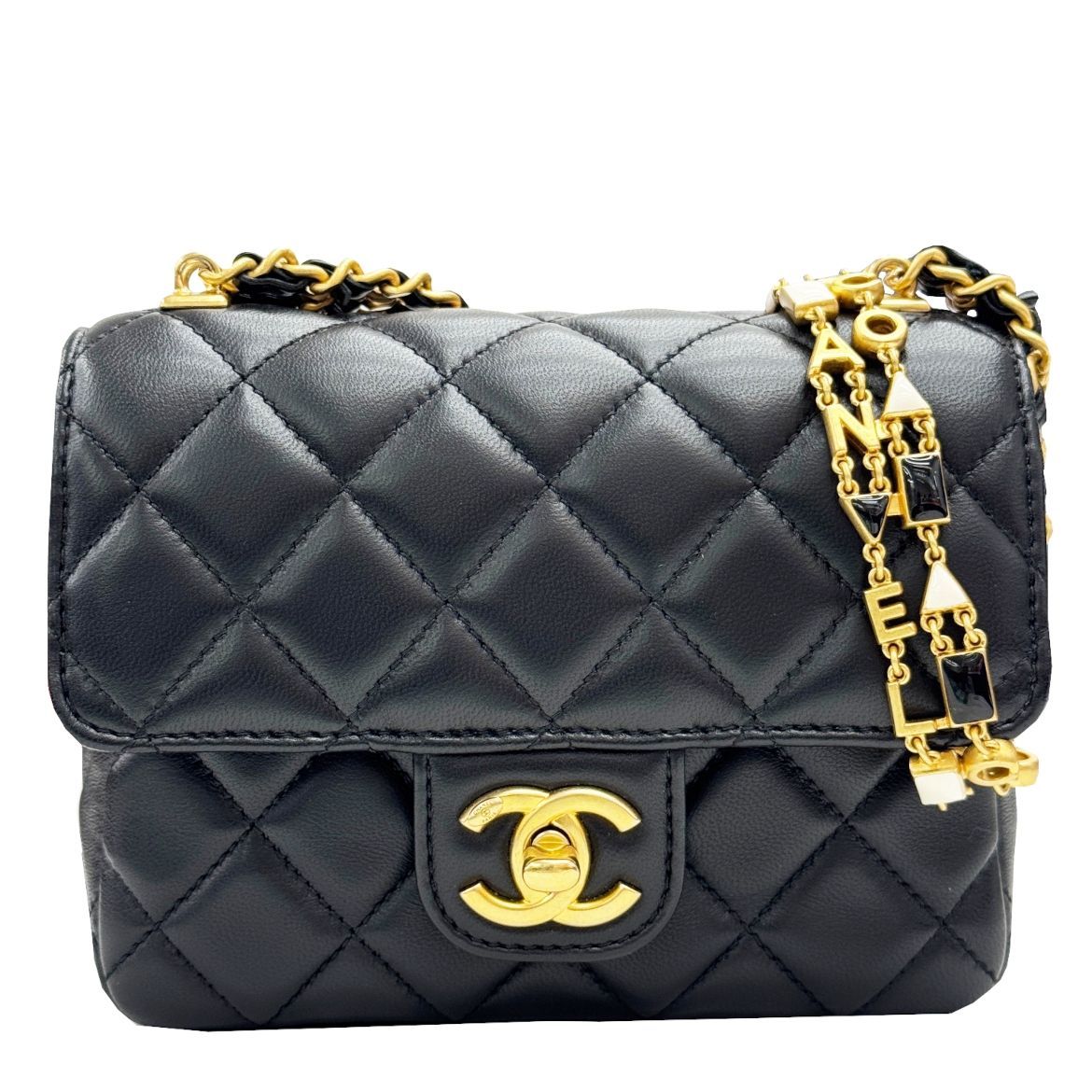 中古】CHANEL シャネル AS3442 マトラッセ チェーンショルダー 