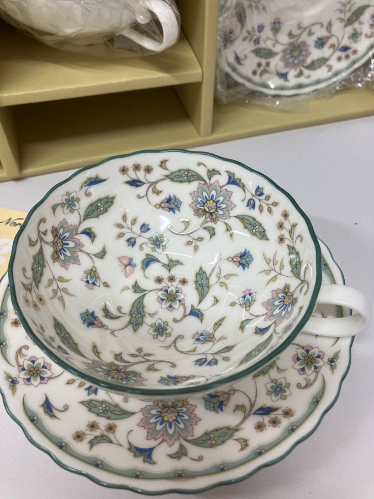 未使用】Noritake ノリタケ カリフパレス カップ&ソーサー 6客