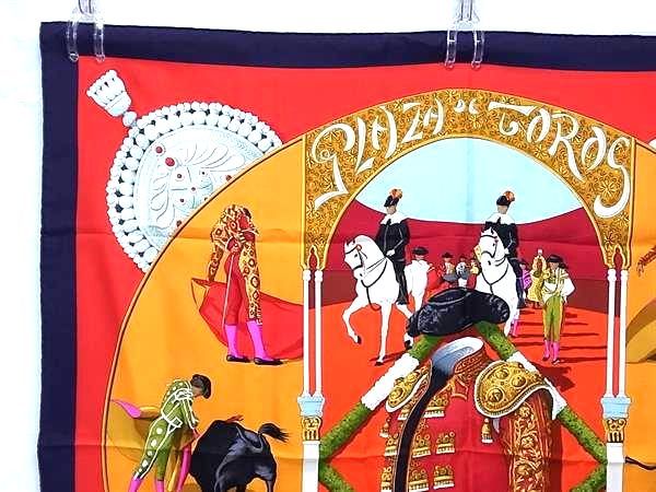 □新品同様□ HERMES エルメス PLAZA DE TOROS 【闘牛場】カレ90