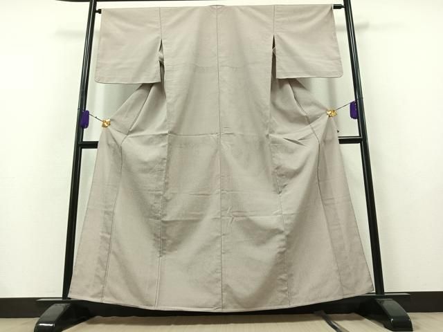 平和屋着物▽本塩沢 単衣 幾何学文様 正絹 逸品 AAAZ2329jh