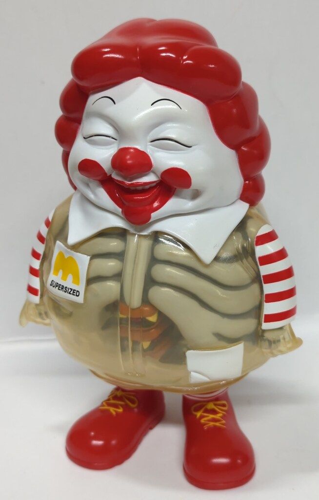 SECRETBASE RON ENGLISH X-RAY MC SUPER SIZED in HAMBURGER ver. Ron