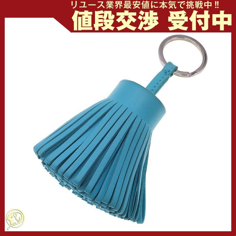 エルメス カルメン キーリング チャーム レザー ライトブルー ショッパー付き エルメス キーリング カルメン ライトブルー 中古 鍵 - メルカリ