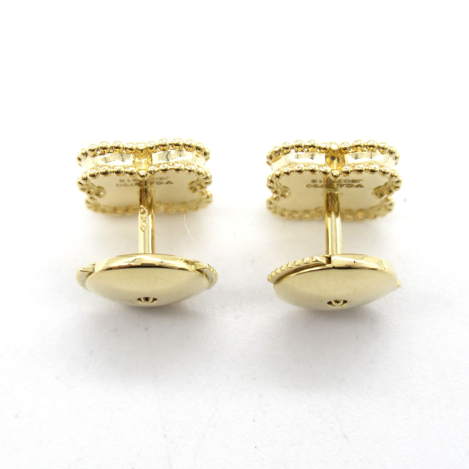 【VanCleef＆Arpels】スウィート アルハンブラ ピアス オキニス ヴァンクリーフ＆アーペル K18YG オニキス ピアス スウィート