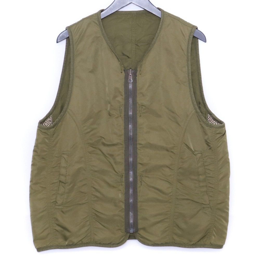 VISVIM IRIS LINER VEST サイズ3 カーキ 0119105013023 【公式通販】