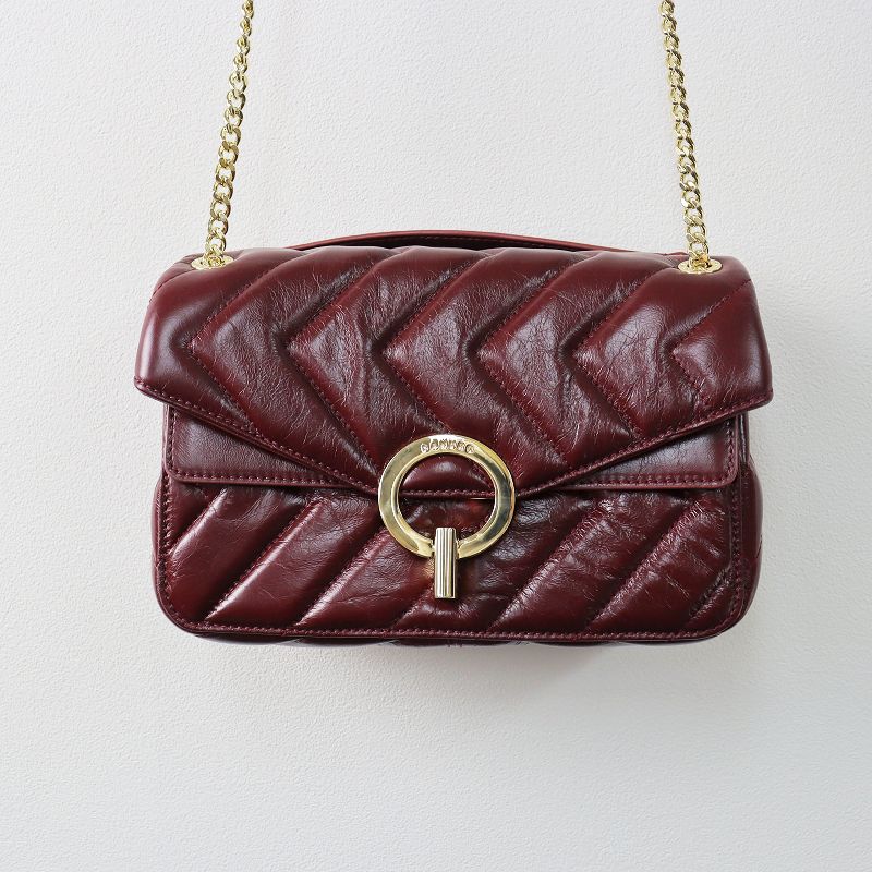 サンドロ SANDRO PARIS 美品 Yza quilted shoulder bag ショルダー