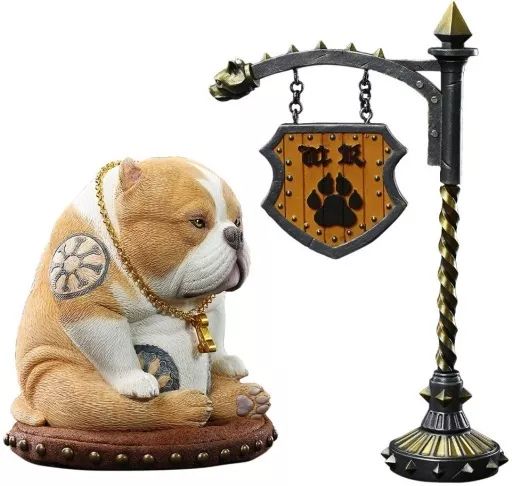 中古】フィギュア ストリートファイタードッグ B3 レジン製塗装済み