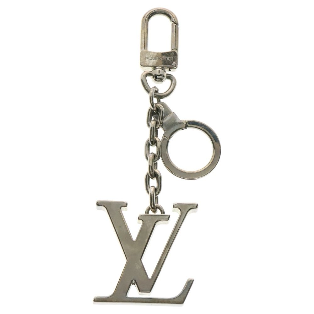 LOUIS VUITTON ルイヴィトン ポルトクレ イニシャルLV キーホルダー シルバー M65071 LE0137