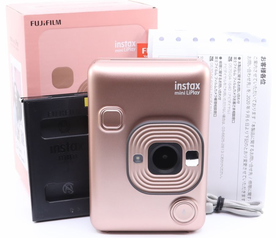 ほぼ新品＞ FUJIFILM チェキ インスタントカメラ instax mini LiPlay