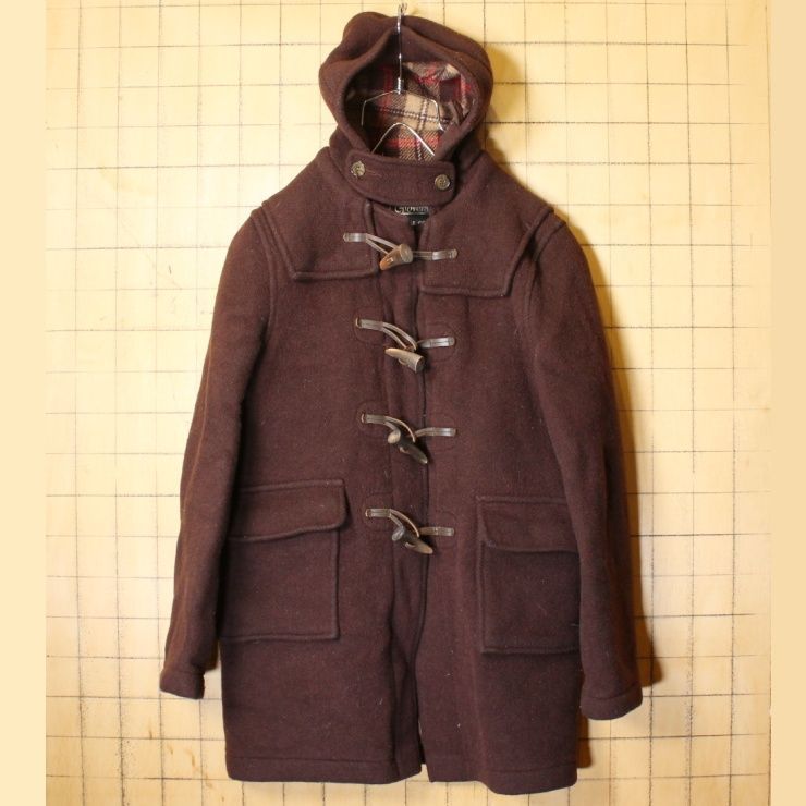 70s イングランド製 gloverall ヴィンテージ ダッフルコート 70s 英国製 GLOVERALLグローバーオール×EddieBauerエディー