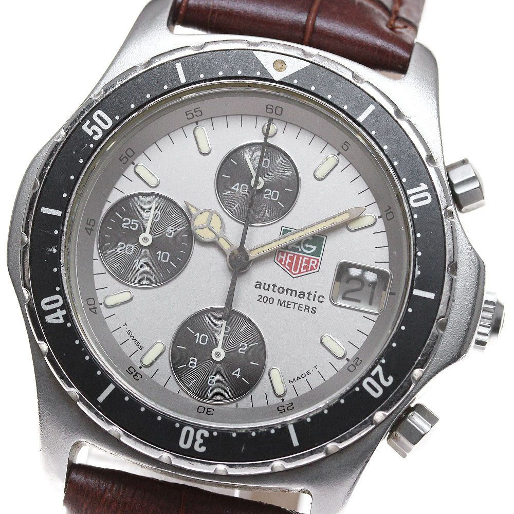 タグホイヤー TAG HEUER 870.206 プロフェッショナル200ｍ クロノグラフ デイト 自動巻き メンズ_862277