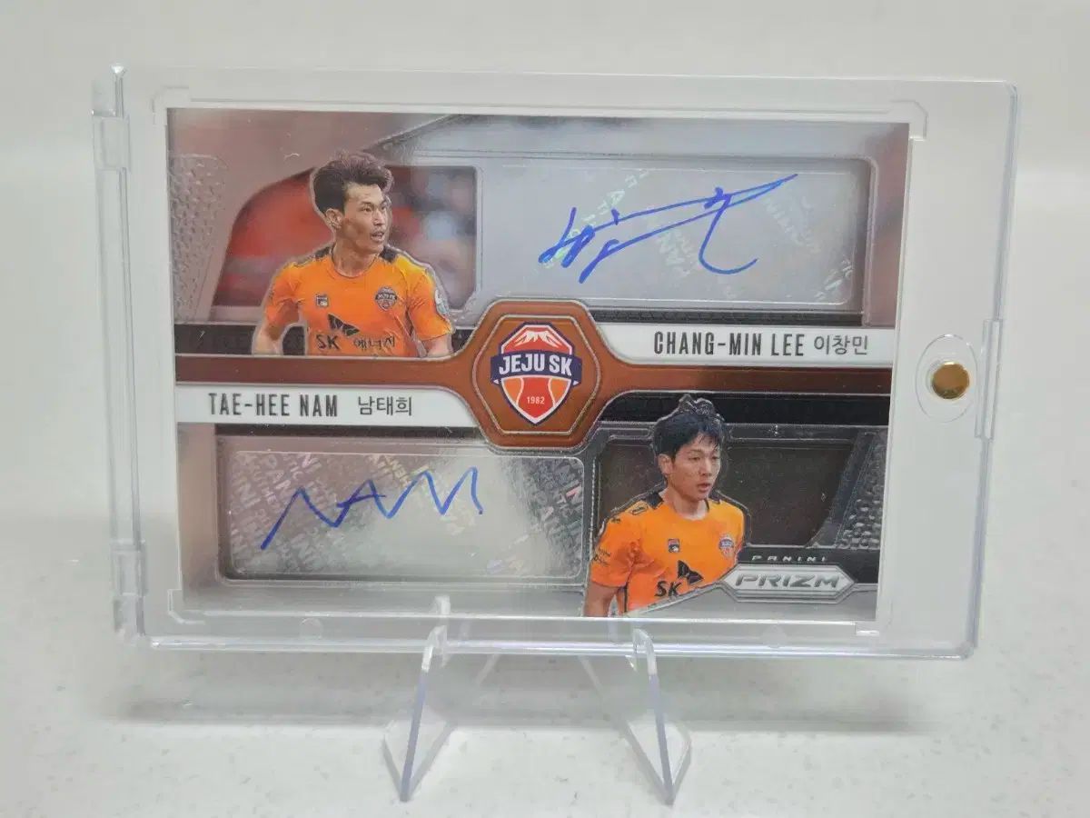 K リーグ Panini パニーニ プリズム チェジュ ナム テヒ|イ チャンミン デュアルオート