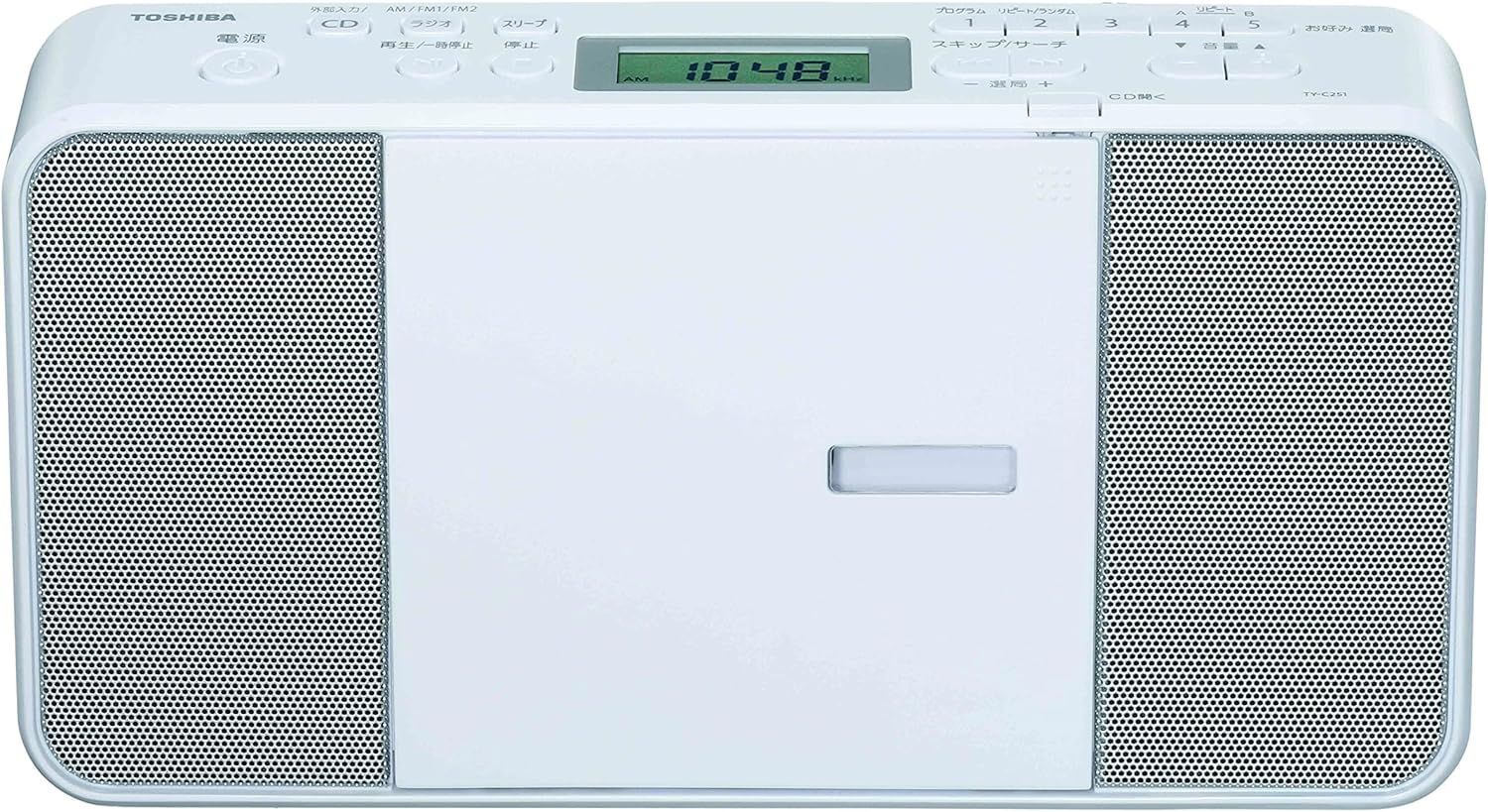 TOSHIBA 東芝 CDラジオ TY-C251 W
