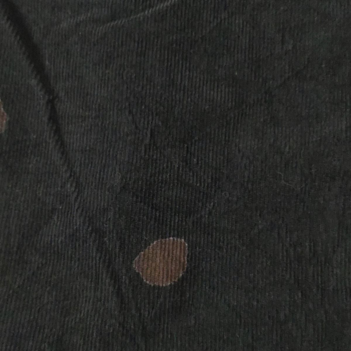 慈雨 ジウ センソユニコ ロングスカート サイズ40 M レディース - 黒×ダークブラウン マキシ丈 コーデュロイ ドット柄 SIROKUMA-CORPORATION_COM