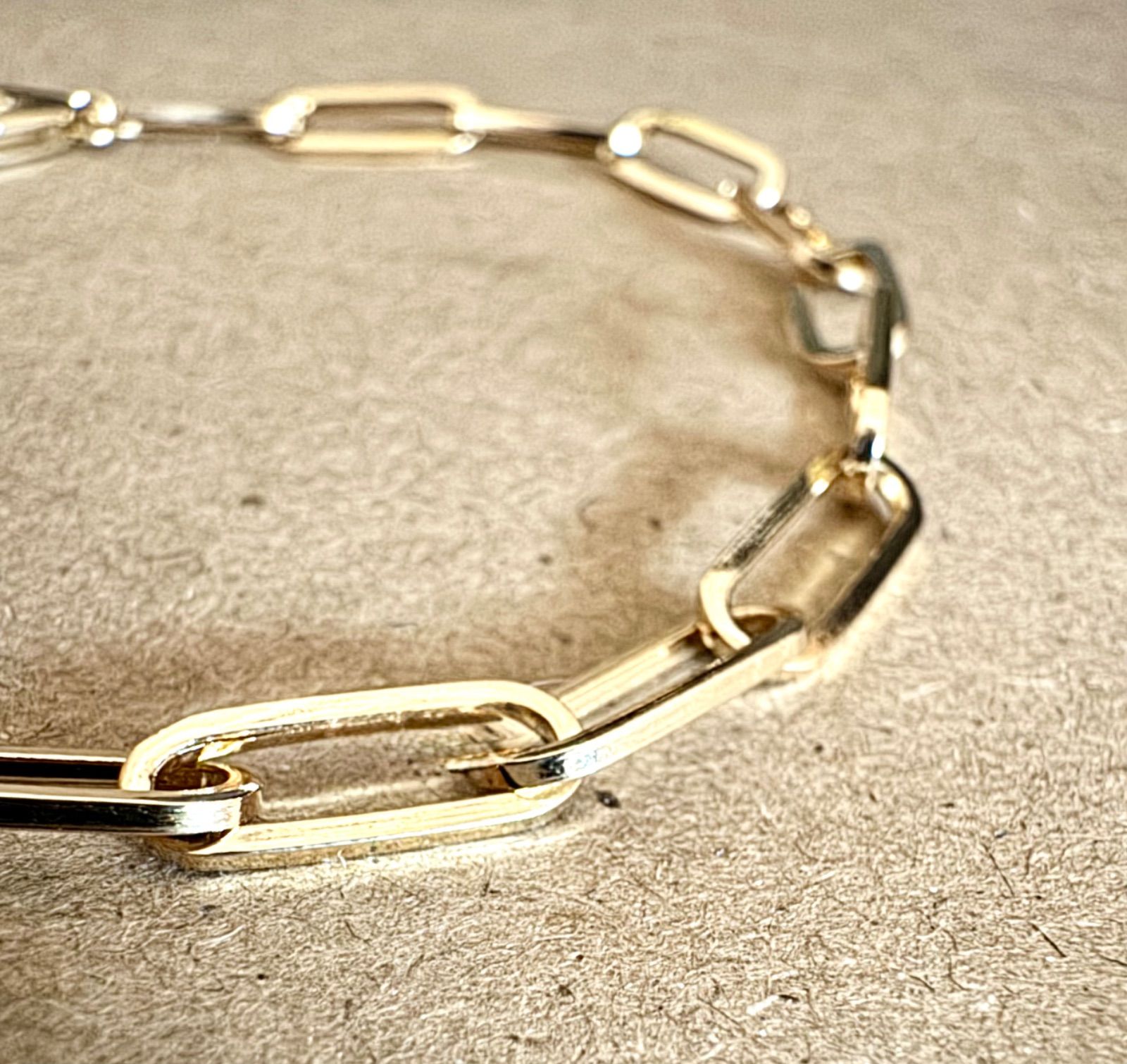 現行品◇ポンテヴェキオ◇K18YG*ペーパークリップチェーン