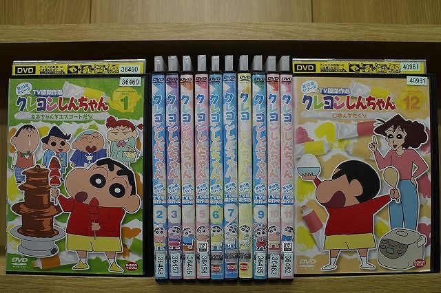 DVD クレヨンしんちゃん TV版傑作選 第10期 全12巻 ※ケース無し発送