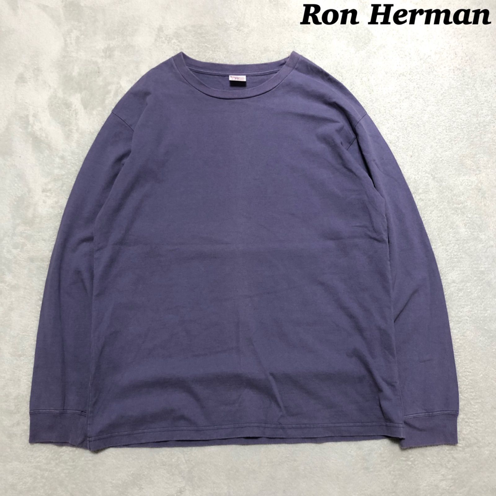 Ron Herman × Healthknit ロングスリーブTシャツ Mサイズ 長袖カットソー ロンT 紫系 ライトパープル ロンハーマン  ヘルスニット - メルカリ