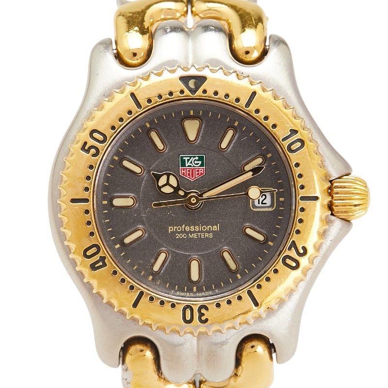 タグホイヤー セル WG1320-2 シルバー ゴールド ステンレススチール メッキ レディース TAG HEUER 1-0228357