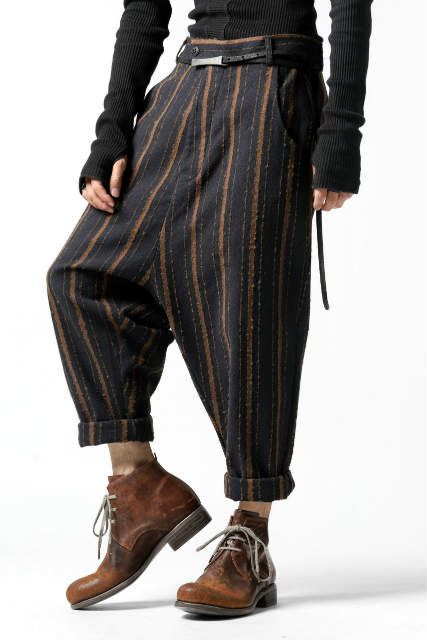 パンツ nostrasantissima NostraSantissima LOW CROTCH STRIPE PANTS - メルカリ