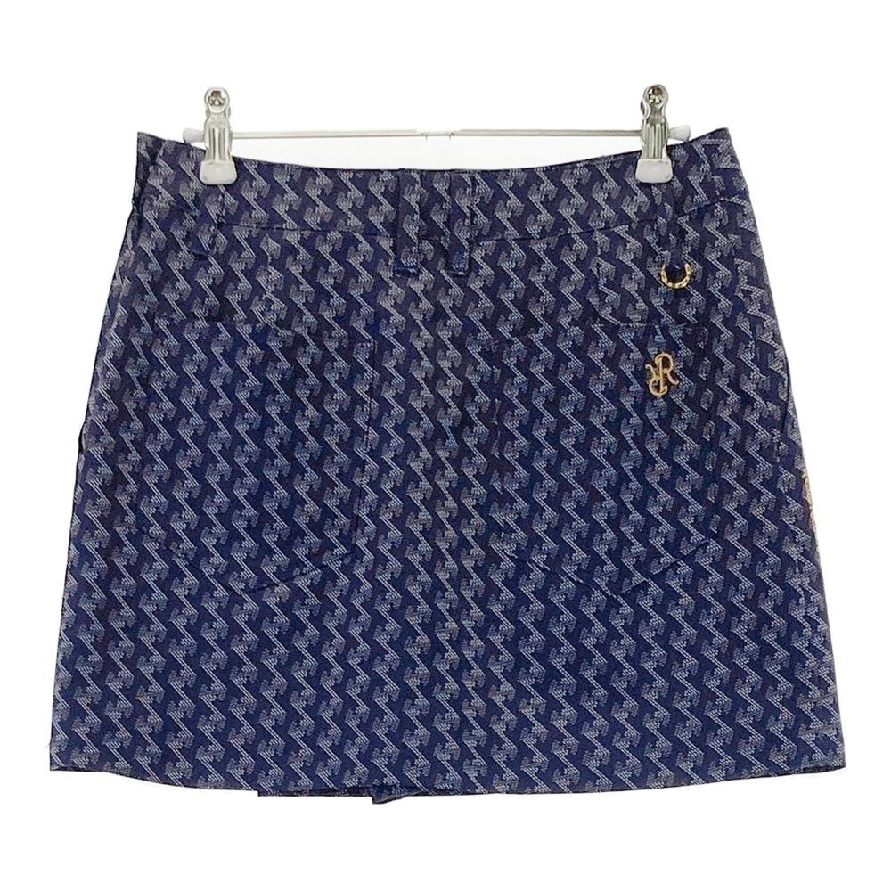 サイズ S RESURRECTION レザレクション スカート 総柄 ネイビー系 240101438017 ゴルフウェア レディース ストスト