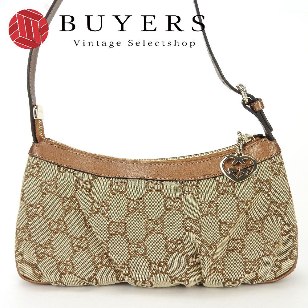 【used】GUCCI ミニポーチ Authentic Vintage GUCCI Signature Ophidia 