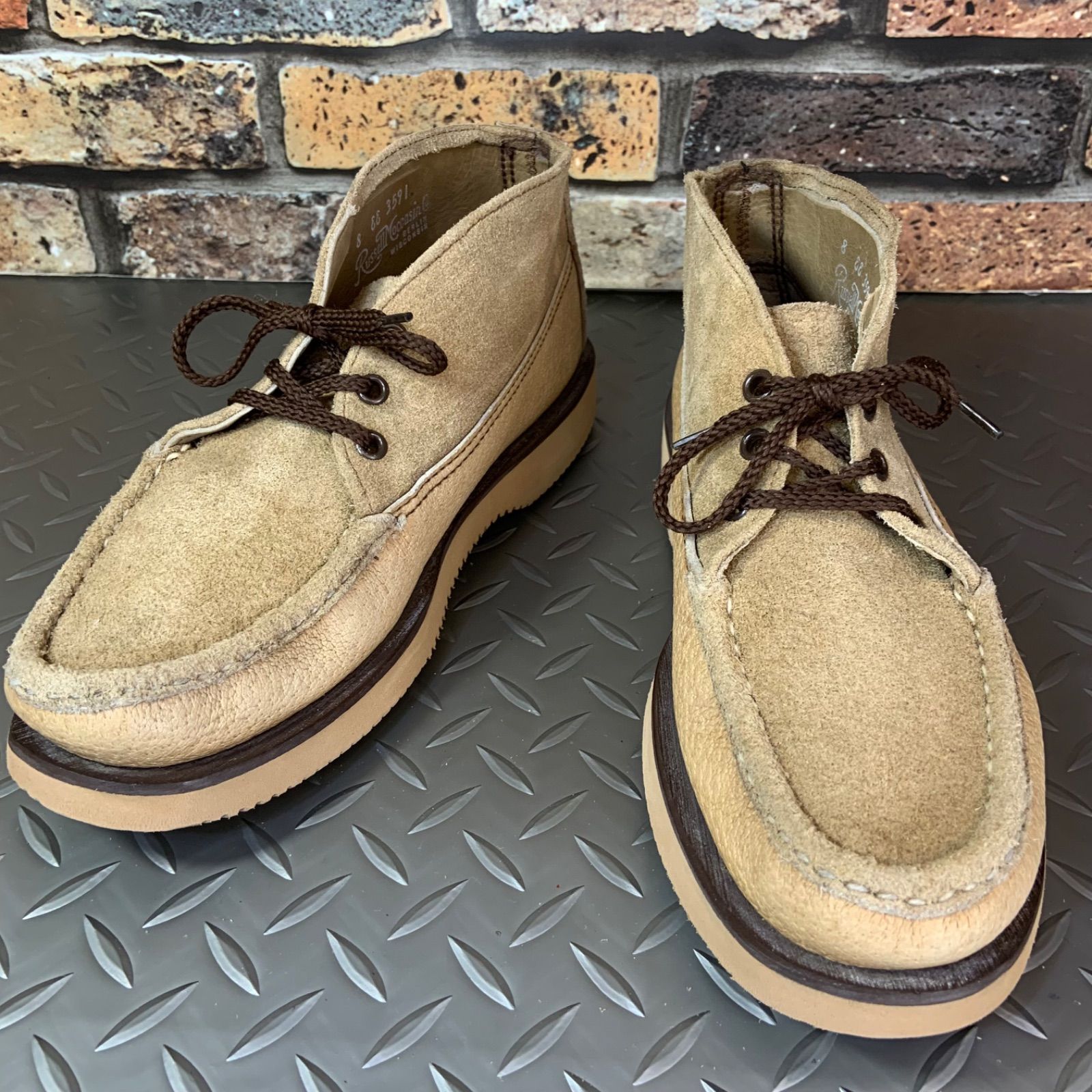 ラッセルモカシン　Chukka 　チャッカブーツ　US8EE　 (25B6-RUSS)　Russell Moccasin　アメリカ製