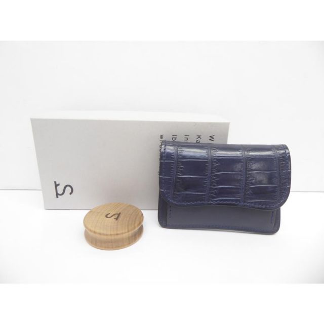 【新品未使用】ワイルドスワンズ(WILDSWANS)のコインケース ワイルドスワンズ WILD SWANS カードコインケース ネイビー 箱付