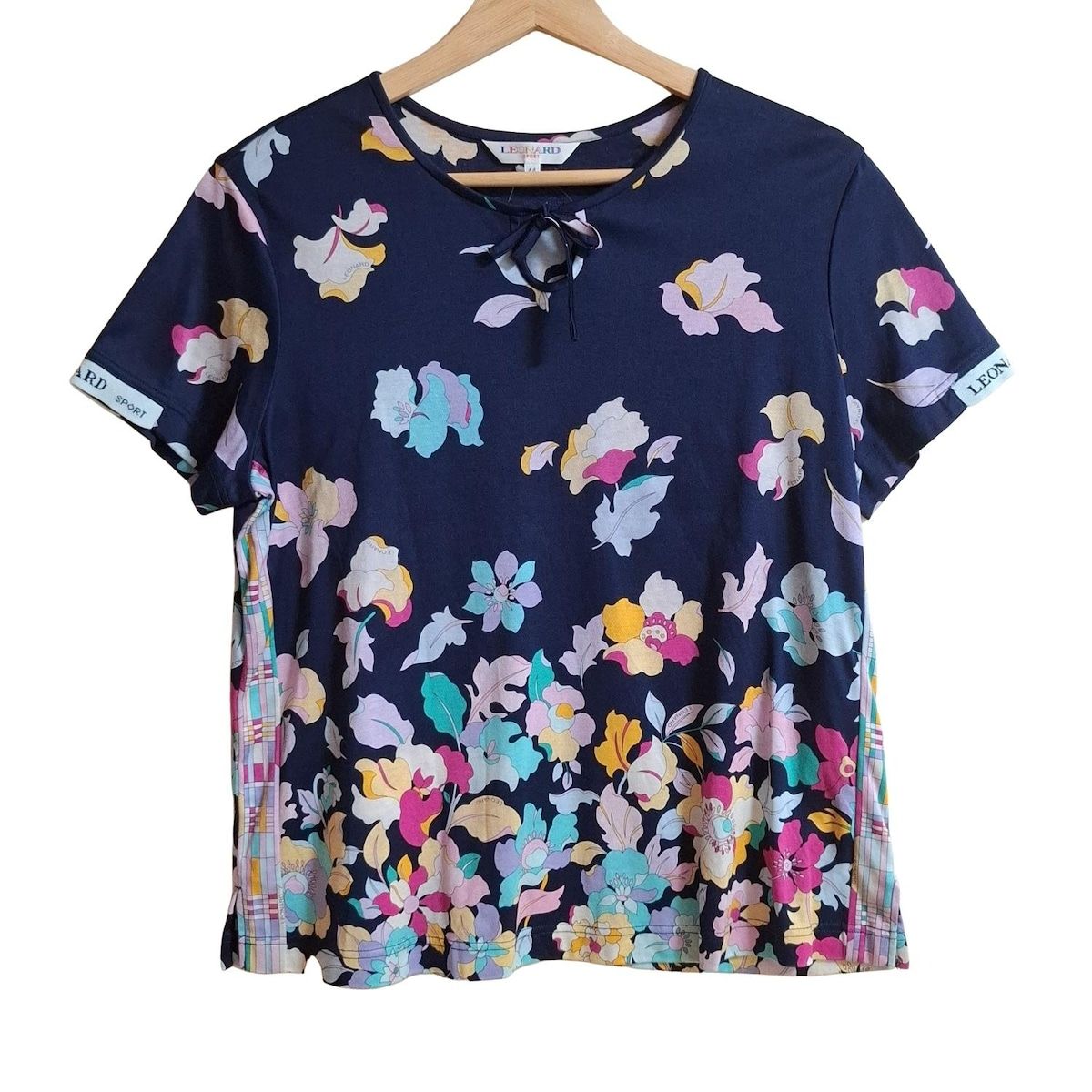 レオナール カットソー 半袖 レオナール 半袖カットソー 花柄 希少