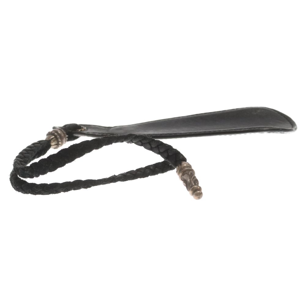 CHROME HEARTS SHOE HORN レザー 靴ベラ ブラック CHROME HEARTS クロムハーツ シューホーン 靴べら | chromehearts