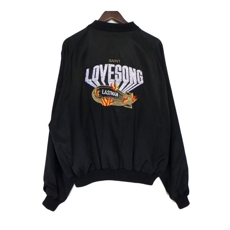 セントマイケル SAINT MICHAEL 25SS 【 LM_SATIN JACKET LOVE