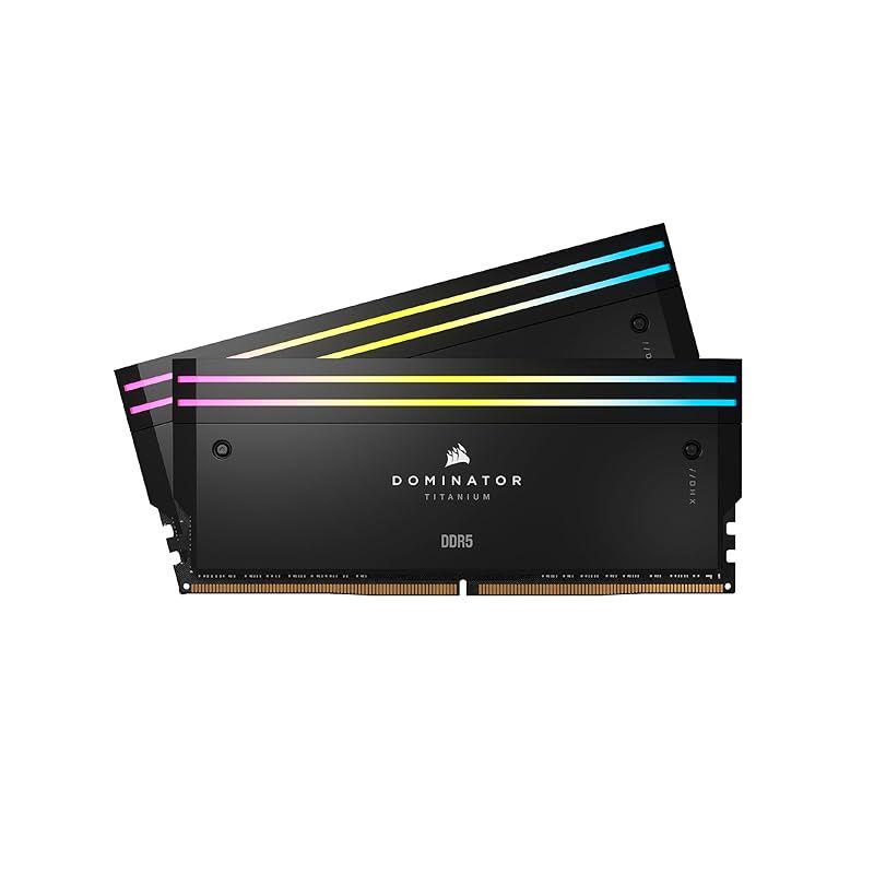 CORSAIR DDR5-7000MHz デスクトップPC用メモリ DOMINATOR TITANIUM DDR5シリーズ PC5-56000 Intel XMPメモリキット 48GB ブラック 24GB×2枚 CL36 CMP48GX5M2B7000
