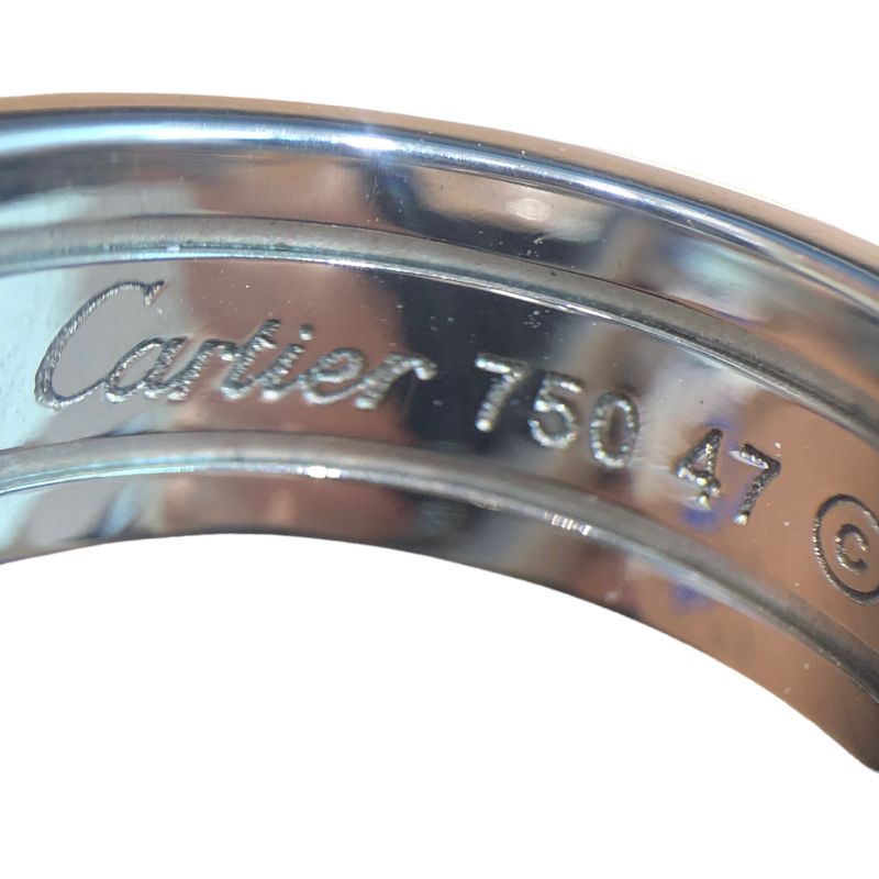 カルティエ Cartier C2リング SM K18ホワイトゴールド 750WG