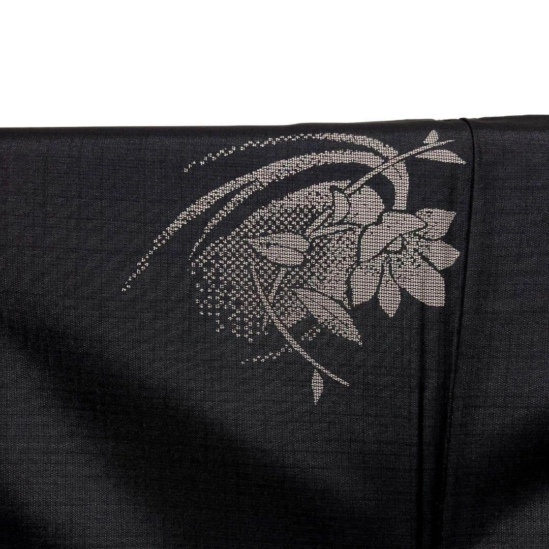 未着用 小紋 大島紬 地空き 花模様 渦巻き リーフ 着物 033a d - メルカリ