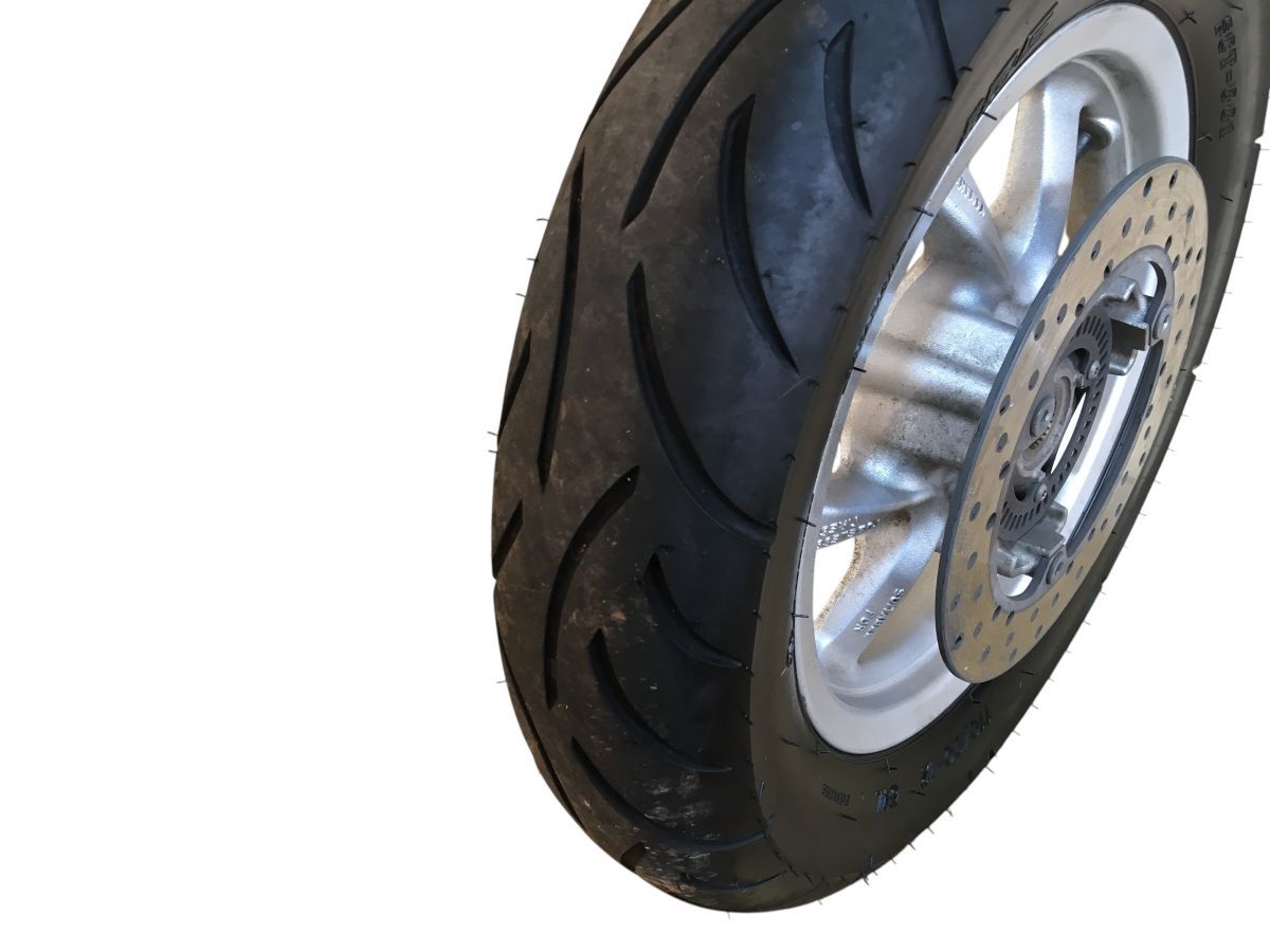 YAMAHA トリシティ125 SE82J リアホイール ディスク付 レストア 組み換え 流用 ＯＨベースにも 振れ無し 2767-Z4356 LAWEED_CL