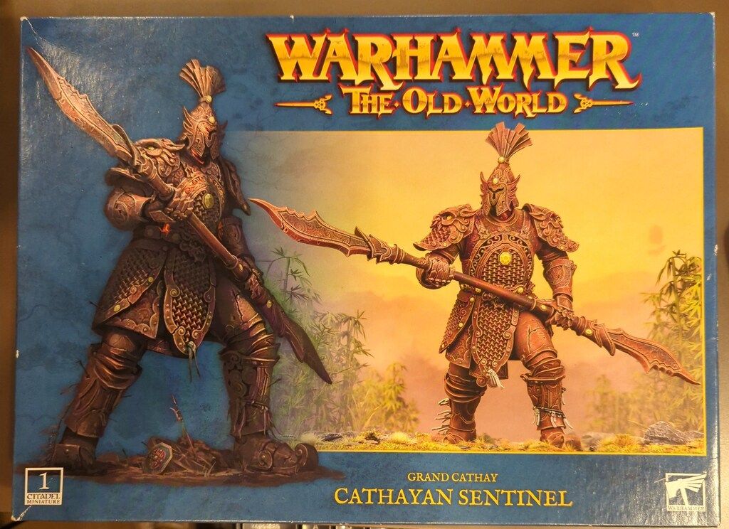 GAMES WORKSHOP WARHAMMER THE OLD WORLD GRAND CATHAY Cathyan Sentinel