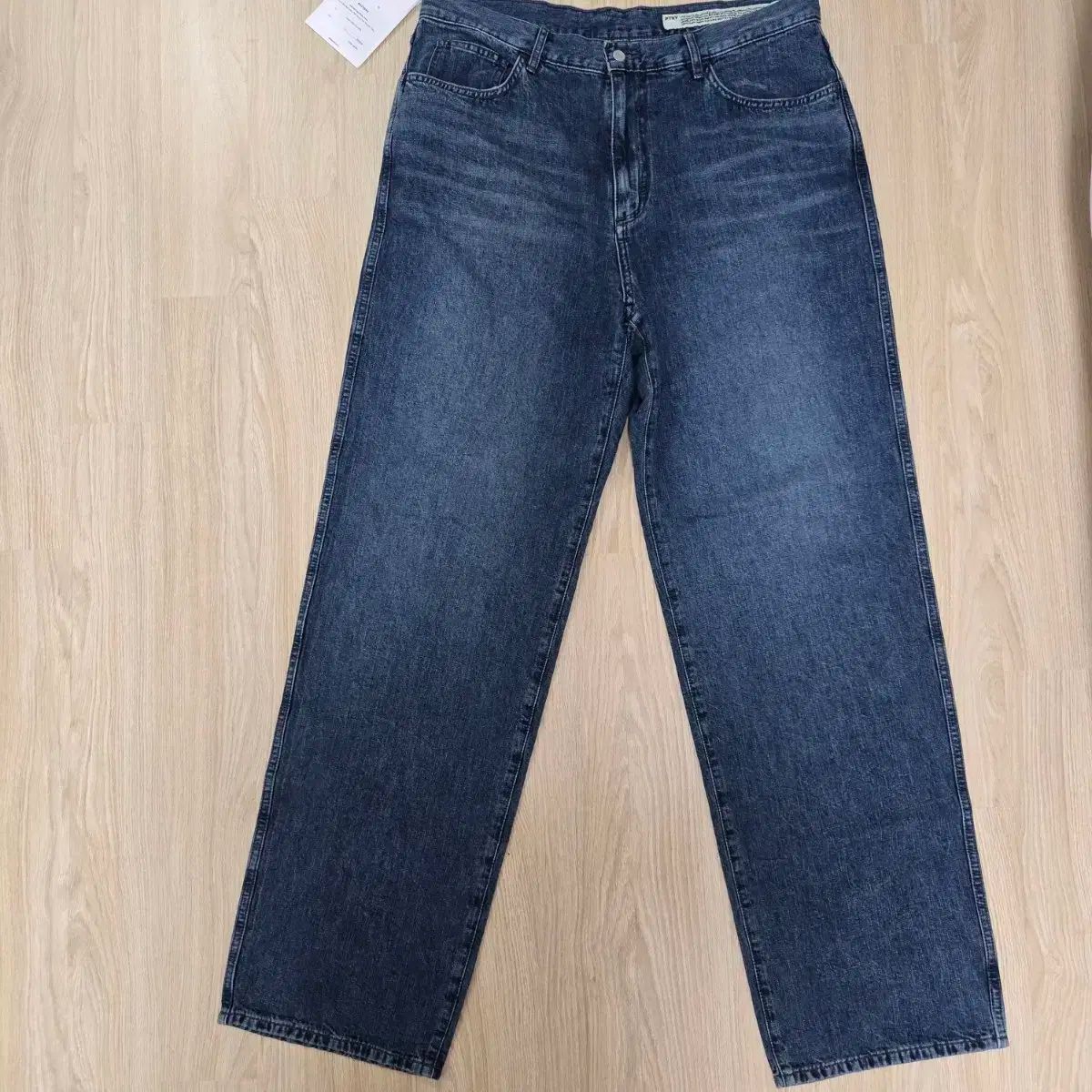 POTTERY ポッタリー ワン ウォッシュド ワイド デニム 3 32 サイズ インディゴブルー