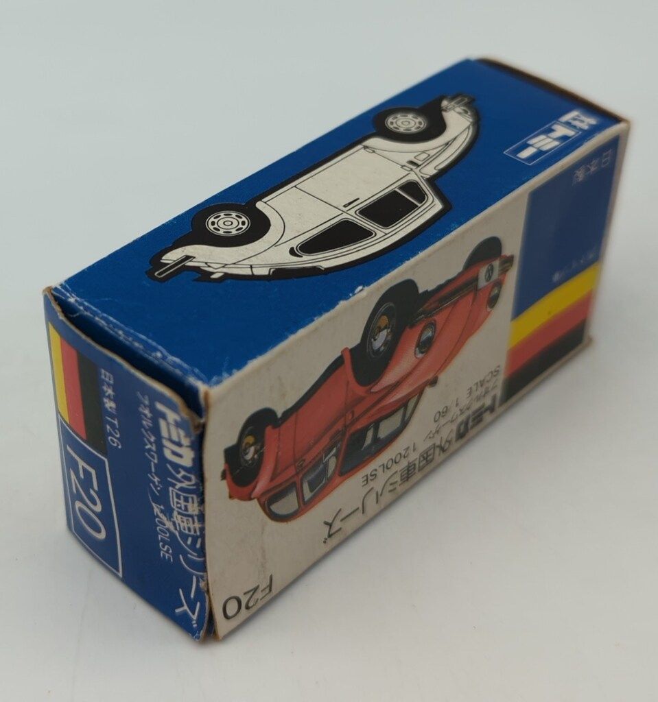専門ショップ トミー トミカ青箱日本製 フォルクスワーゲン 1200LSE/銅メッキ ミニカー
