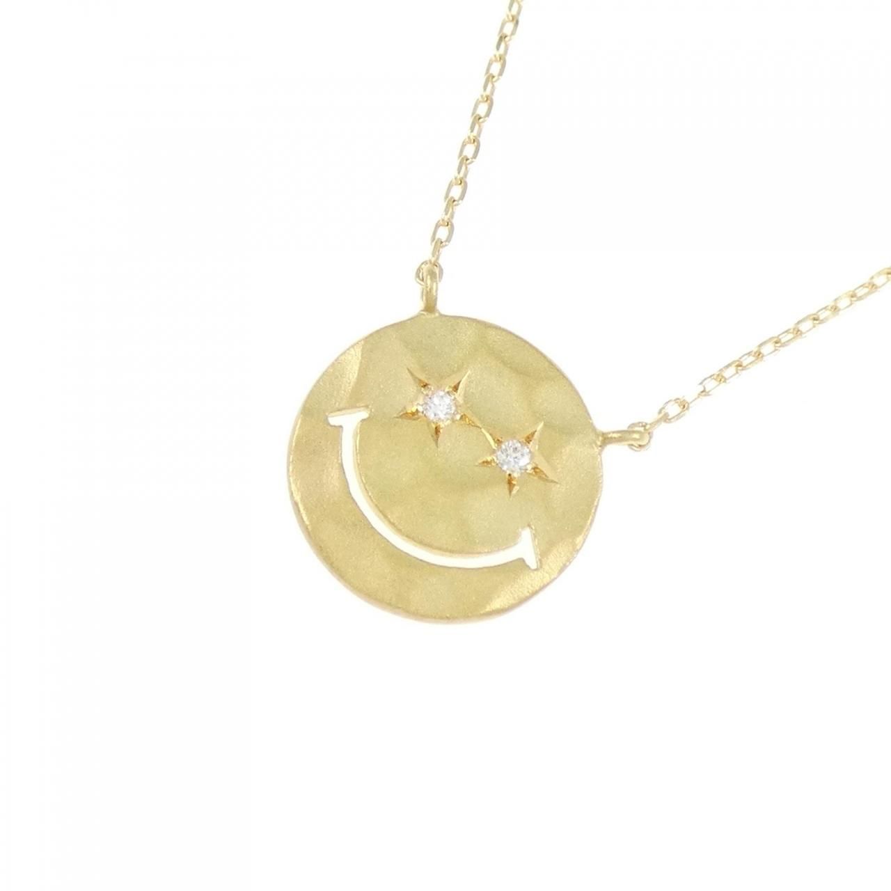 スタージュエリー スマイル ダイヤモンド ネックレス 0.01CT - メルカリ 
