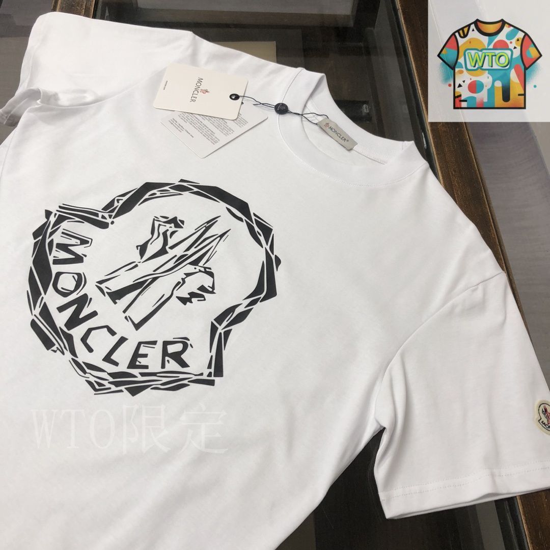 ♪特別価格♪Moncler 25SS シャツドレス 今日特価】Moncler 25SS Summer Dual-Cotton Tee - メルカリ
