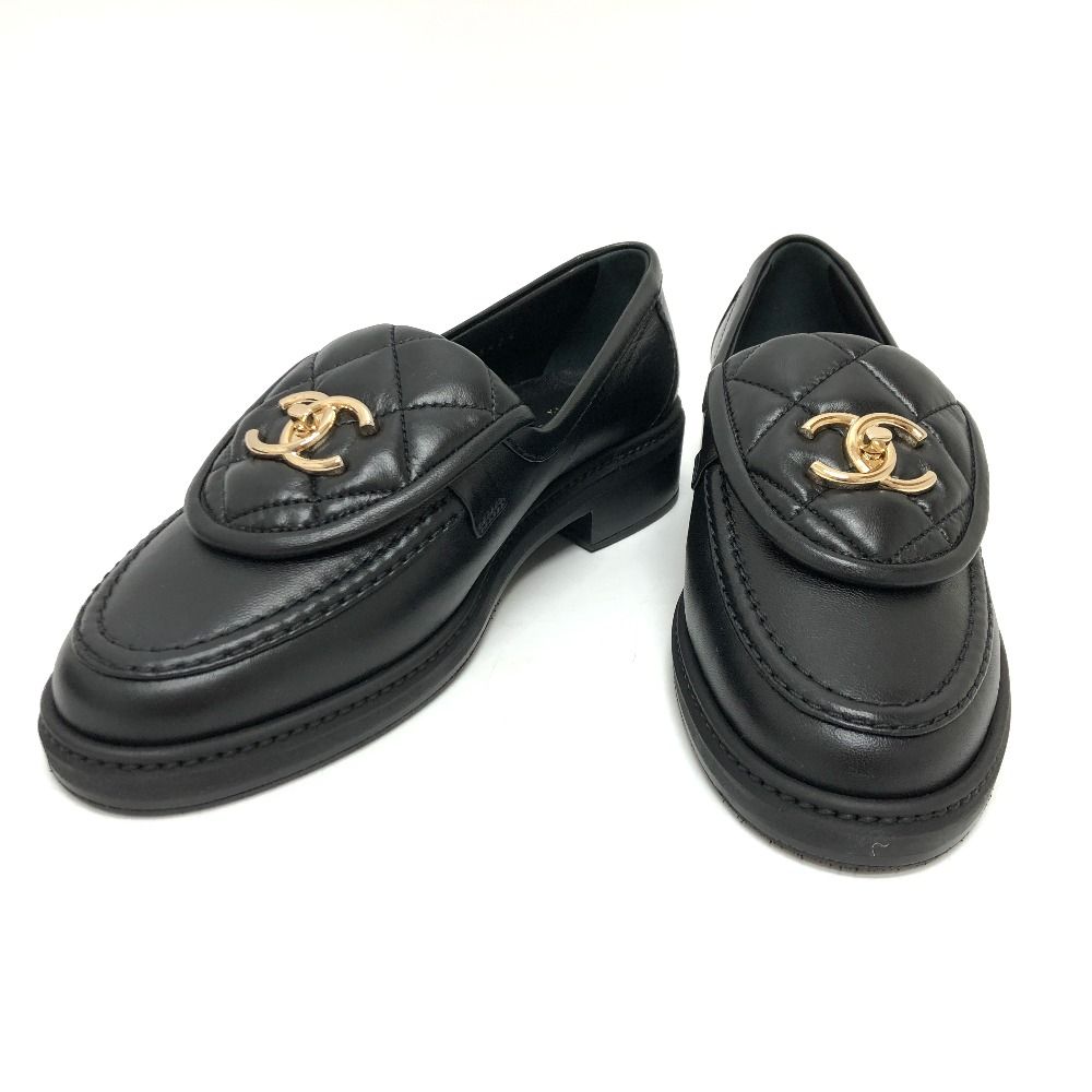 CHANEL シャネル ローファー ターンロック ココマーク G45424