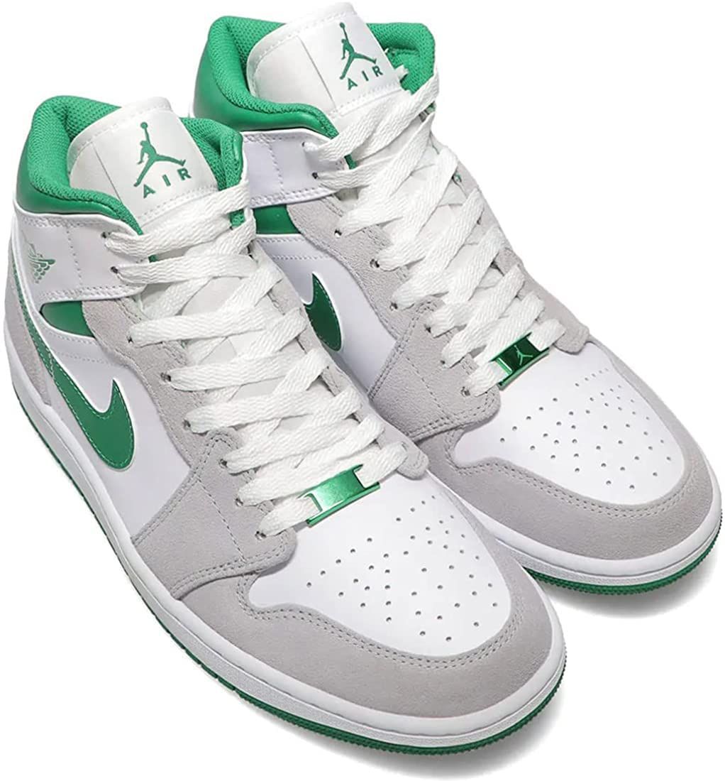 ナイキ エア ジョーダン 1 ミッド SE AIR JORDAN 1 MID SE ホワイト|グレー|グリーン DC7294-103 28.0cm ホワイト|グレー|グリーン 28.0 cm