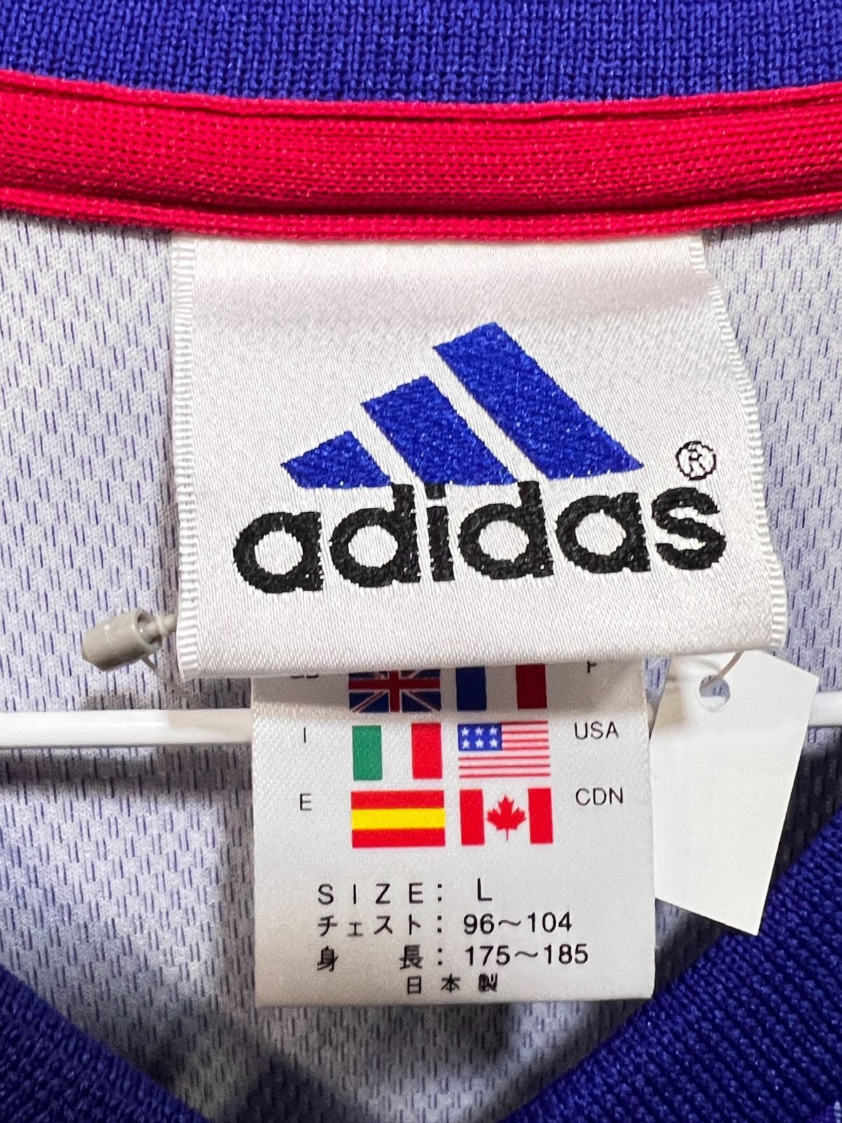 日本代表 01-02 柳沢敦 アディダス ユニフォーム L adidas 日韓W杯