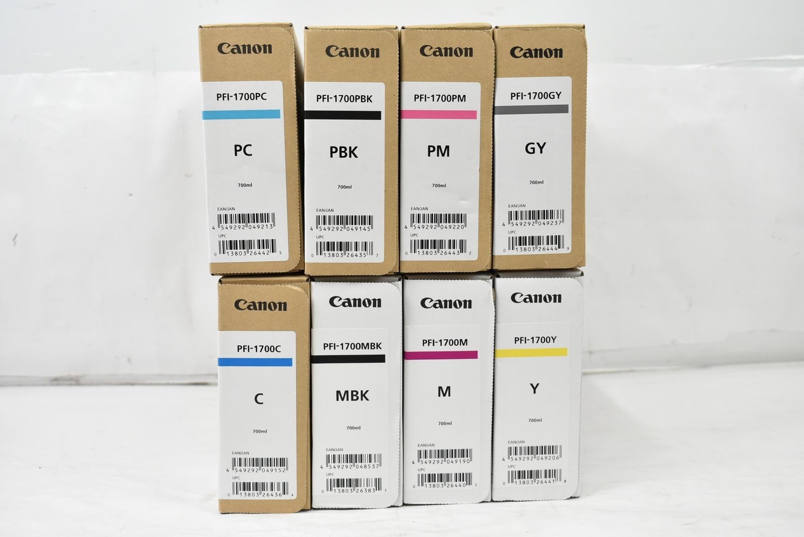 ♥ キャノン 純正 トナー PFI-1700 8色 C M Y PC PM PBK MBK GY CANON IT20ZHZ0UFG4-L40-byebye